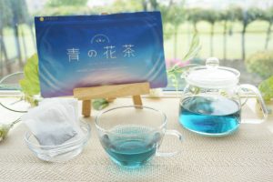 青の花茶